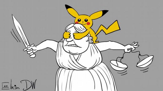 Карикатурист влучно висміяв російське правосуддя