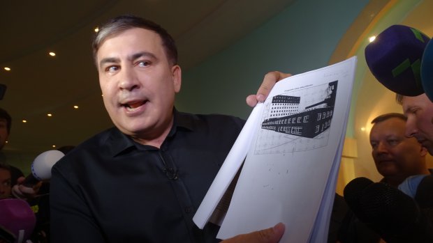 Саакашвілі оприлюднив чорну касу Одеської міськради у суді над Трухановим: фото