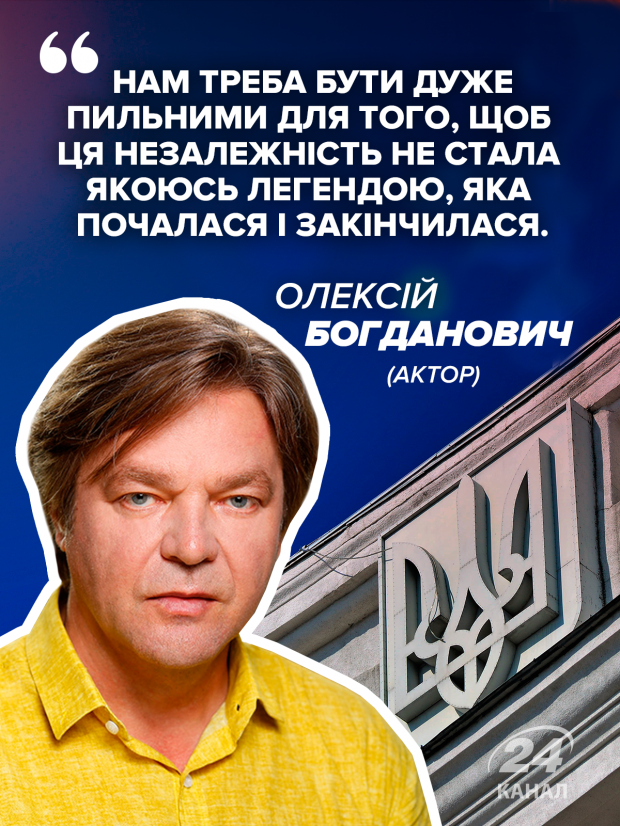 Згадати цінність свободи: відомі українці розповіли, що для них означає День Незалежності