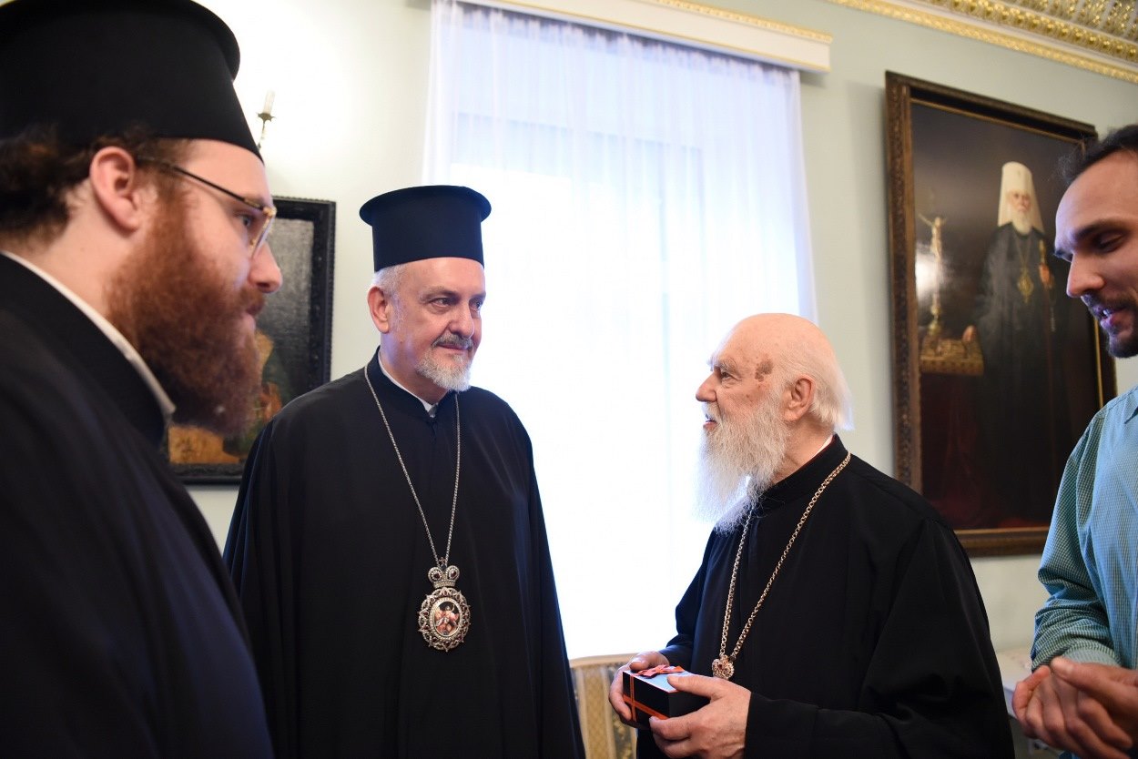 Филарет встретился с представителями Константинопольского патриархата (ФОТО)