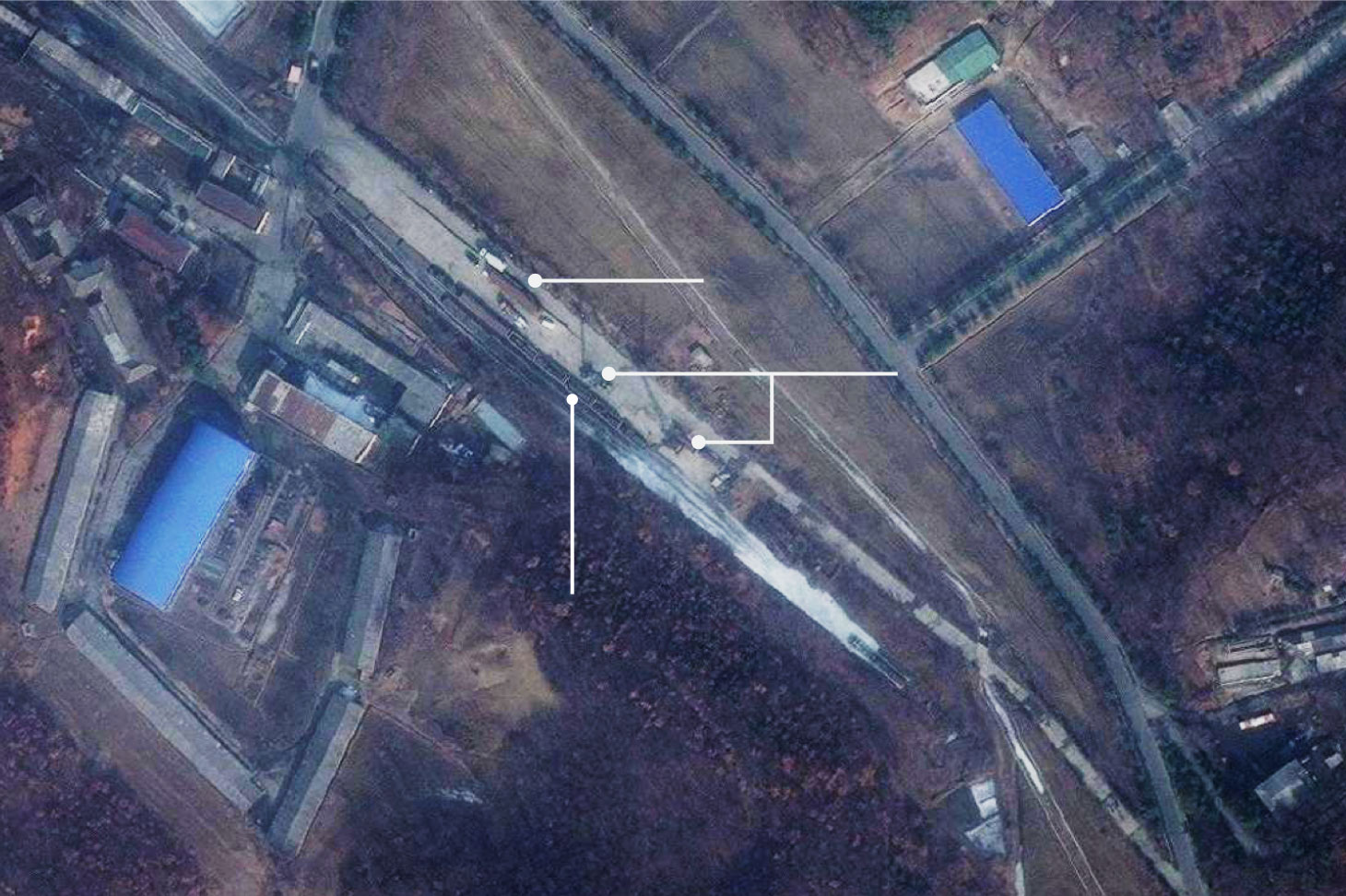 Фото из космоса: Власть КНДР может готовиться к запуску ракеты