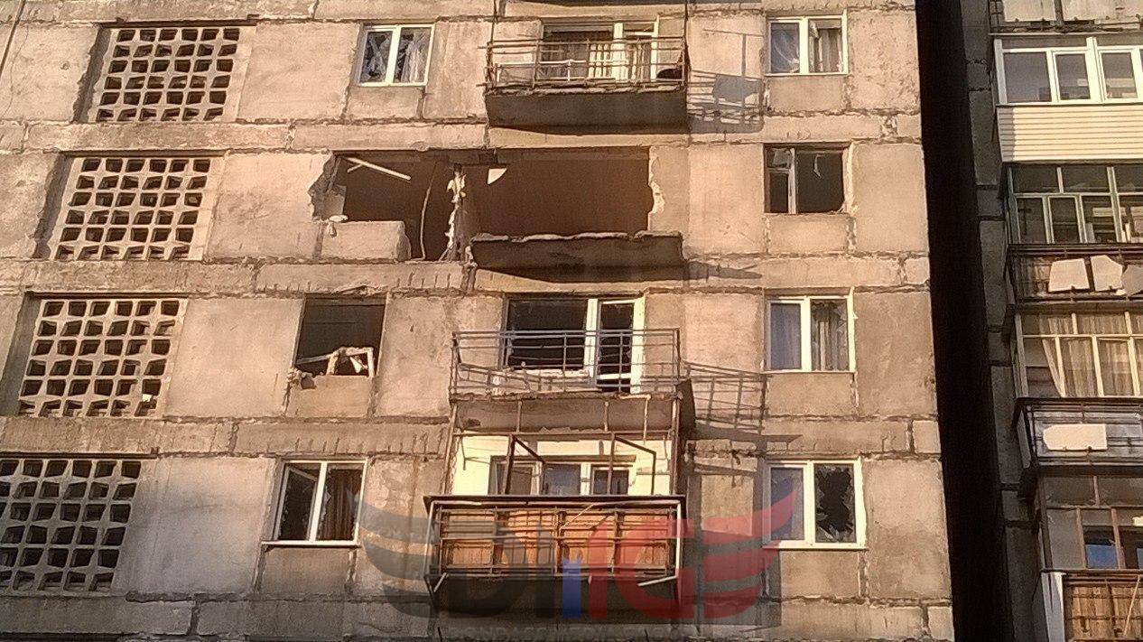 Фото последствий обстрелов Горловки