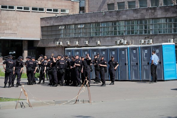 На митинге За свободный интернет в Москве задержали несколько десятков человек