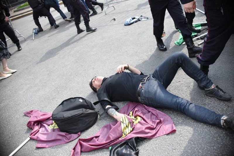 На митинге За свободный интернет в Москве задержали несколько десятков человек