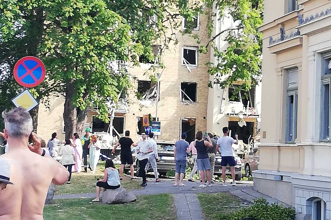 На юге Швеции прогремел мощный взрыв, 25 человек ранены (ФОТО, ВИДЕО)