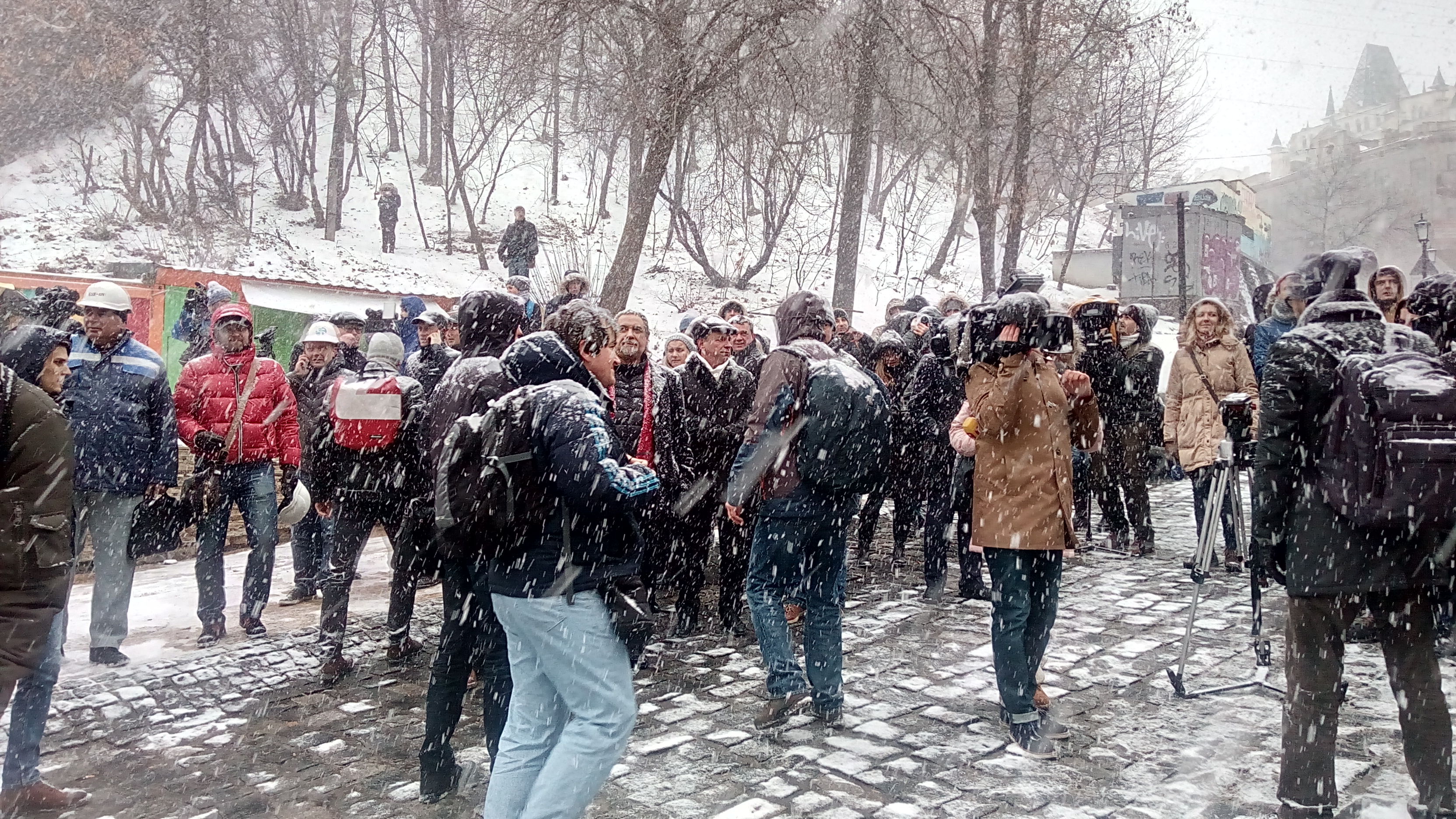Открыт новый фасад Театра на Подоле на Андреевском спуске