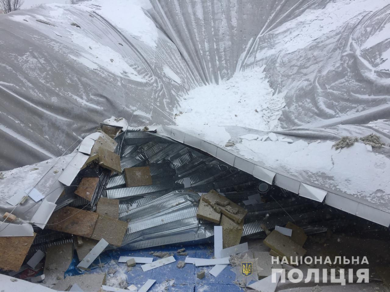 После обвала крыши спортзала в школе в Вишневом задержаны три человека