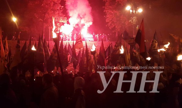 В Киеве прошел Марш нации, - фоторепортаж