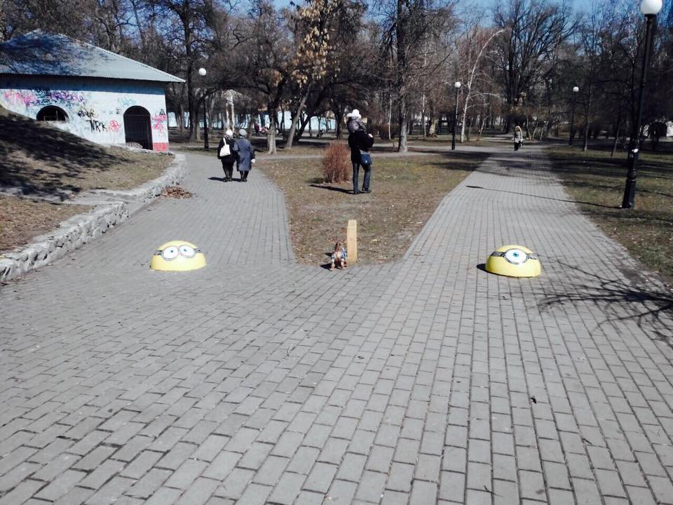 В киевском парке появились посипаки из известного мультфильма