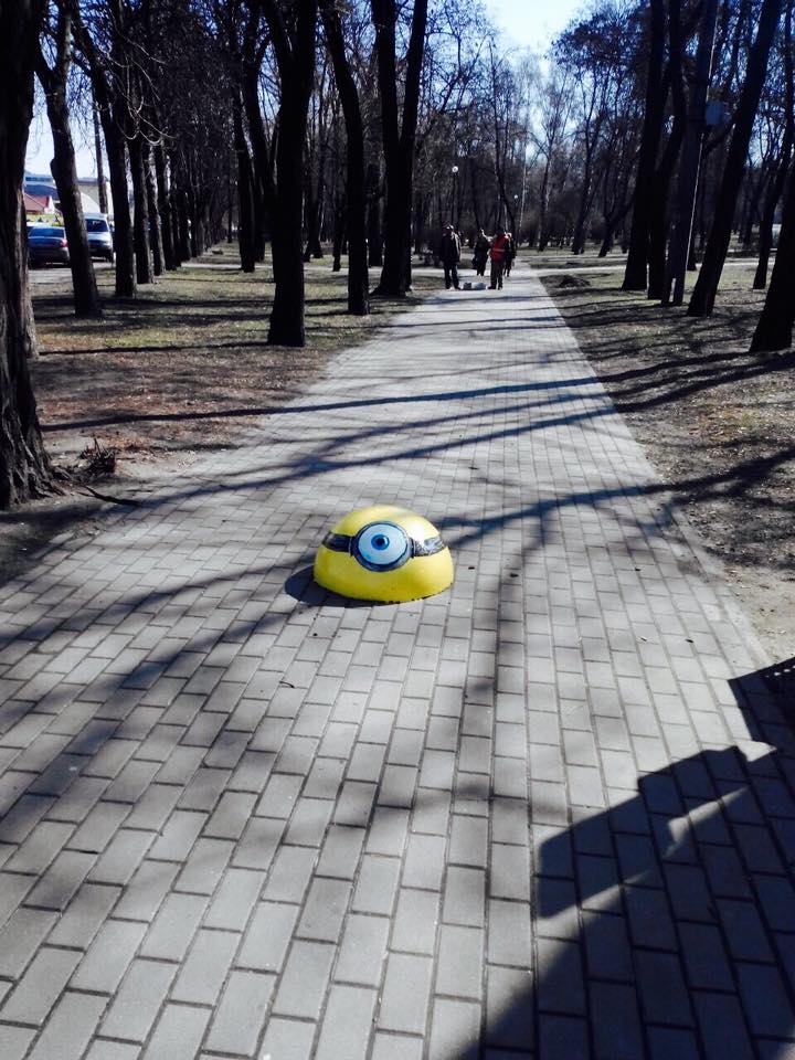 В киевском парке появились посипаки из известного мультфильма