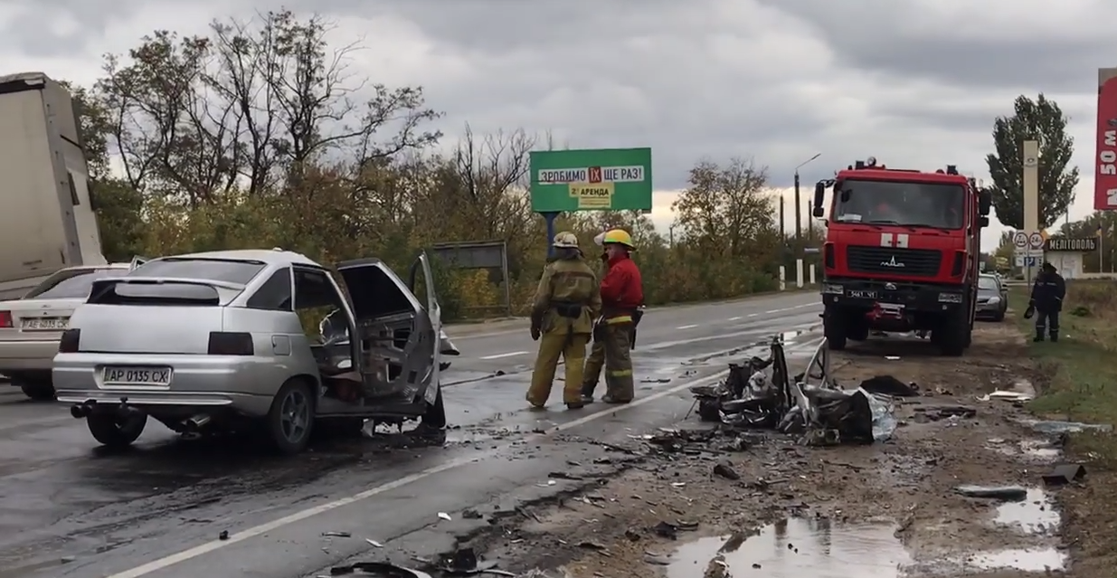 В Мелитополе в результате аварии с грузовиком погиб мужчина