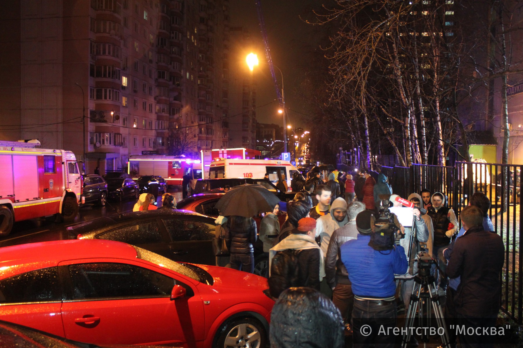 В Москве горело общежитие медуниверситета, госпитализированы более 40 человек