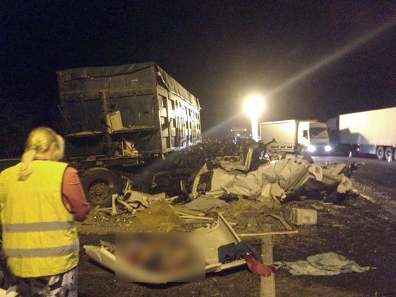 В результате ДТП в Полтавской обл. погибли три человека