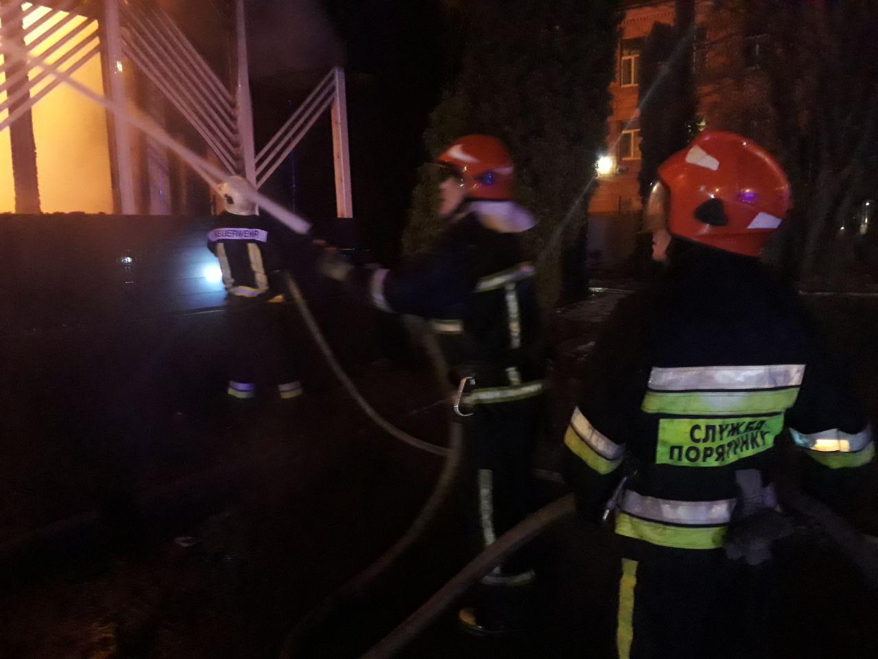 В Ровно загорелось помещение бывшего ресторана