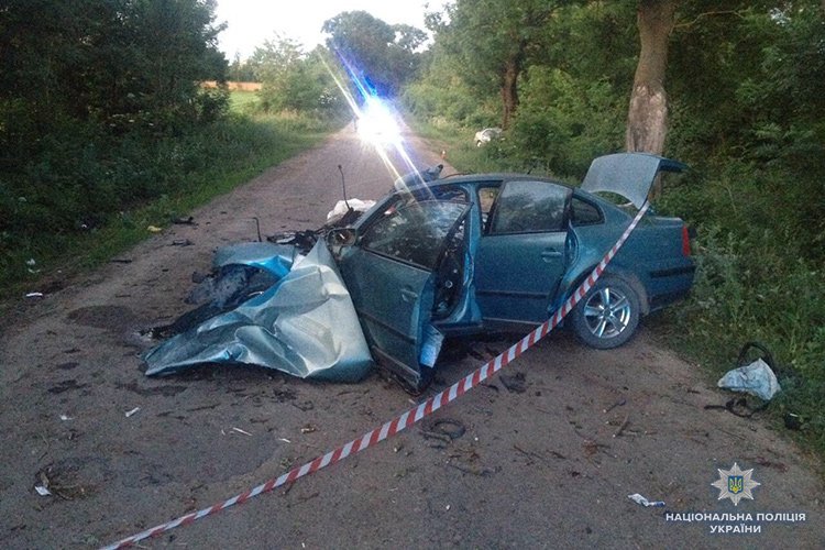 В Тернопольской области в результате ДТП погибли два человека, еще три - травмированы