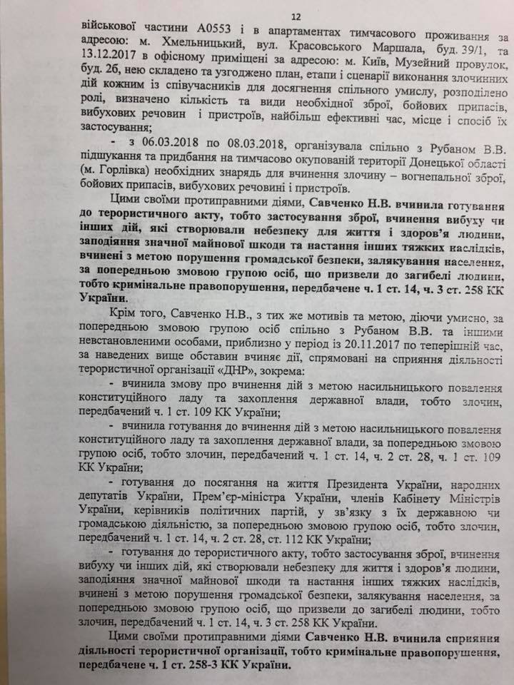 Президента убить дважды: Что написано в представлениях на снятие неприкосновенности и задержание Савченко