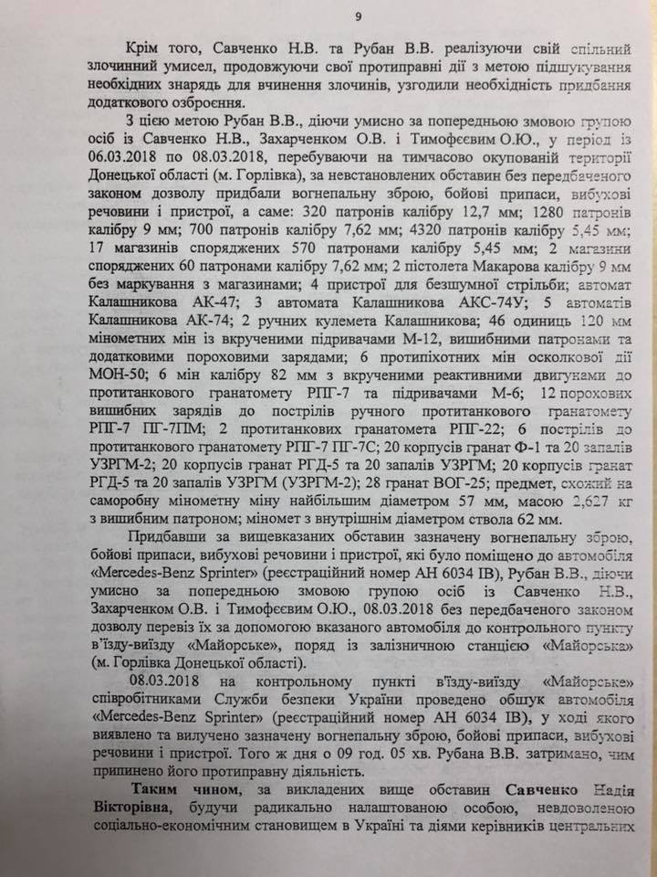 Президента убить дважды: Что написано в представлениях на снятие неприкосновенности и задержание Савченко