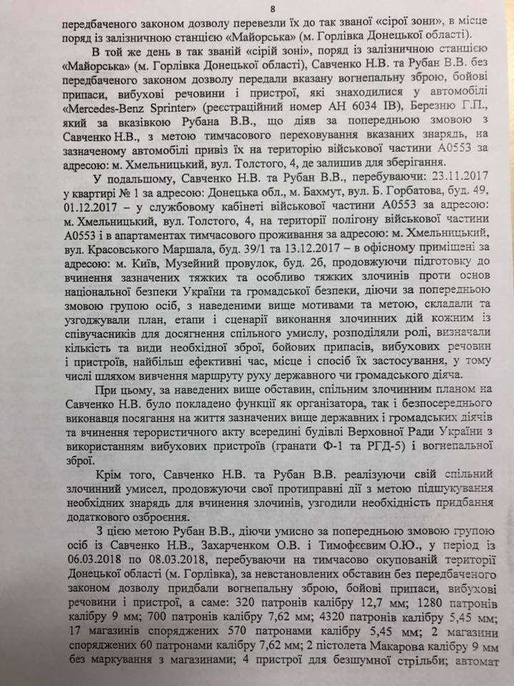 Президента убить дважды: Что написано в представлениях на снятие неприкосновенности и задержание Савченко