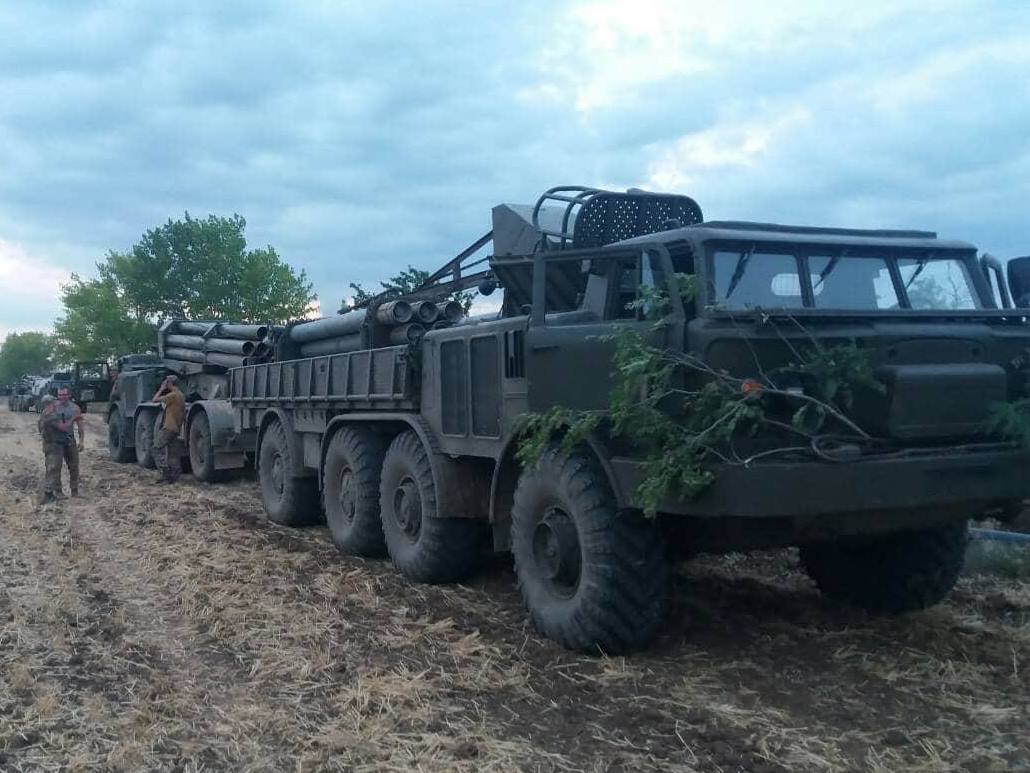 Украинские артиллеристы провели учения возле админграницы с оккупированным Крымом (фото)