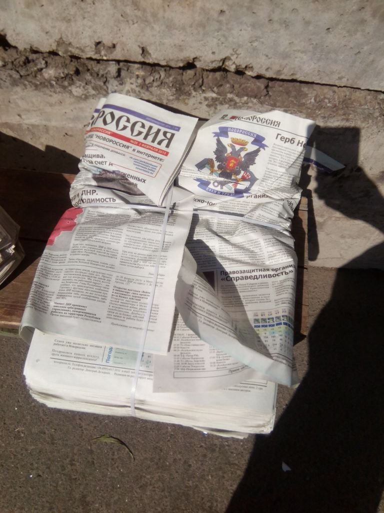 В Донецкой обл. задержали троих украинцев, перевозивших тысячу экземпляров газеты Новороссия