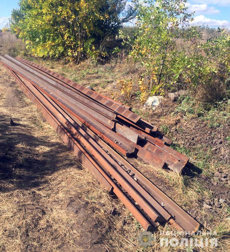 В Донецкой области злоумышленники украли 1 км железнодорожных рельс