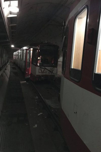В Германии лоб в лоб столкнулись два поезда метро, пострадали минимум 35 человек