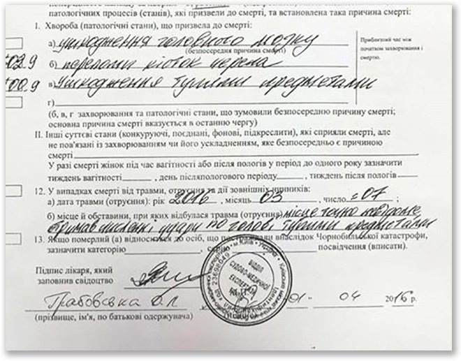В СМИ появились новые подробности в деле об убийстве Грабовского