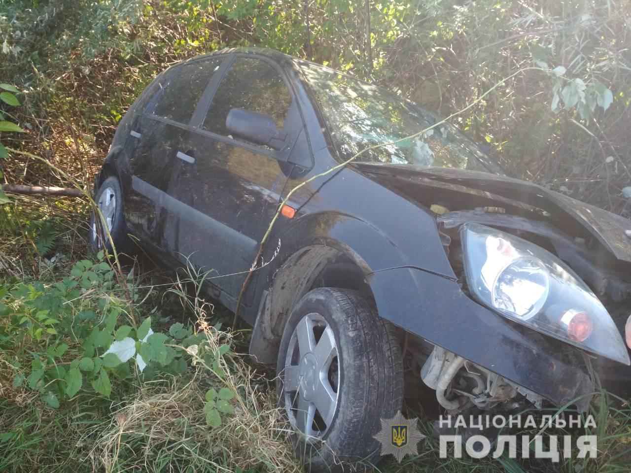 Во Львовской обл. легковушка слетела в кювет, пострадали четыре ребенка